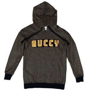 Capsule collection collab gold & black hoodie S